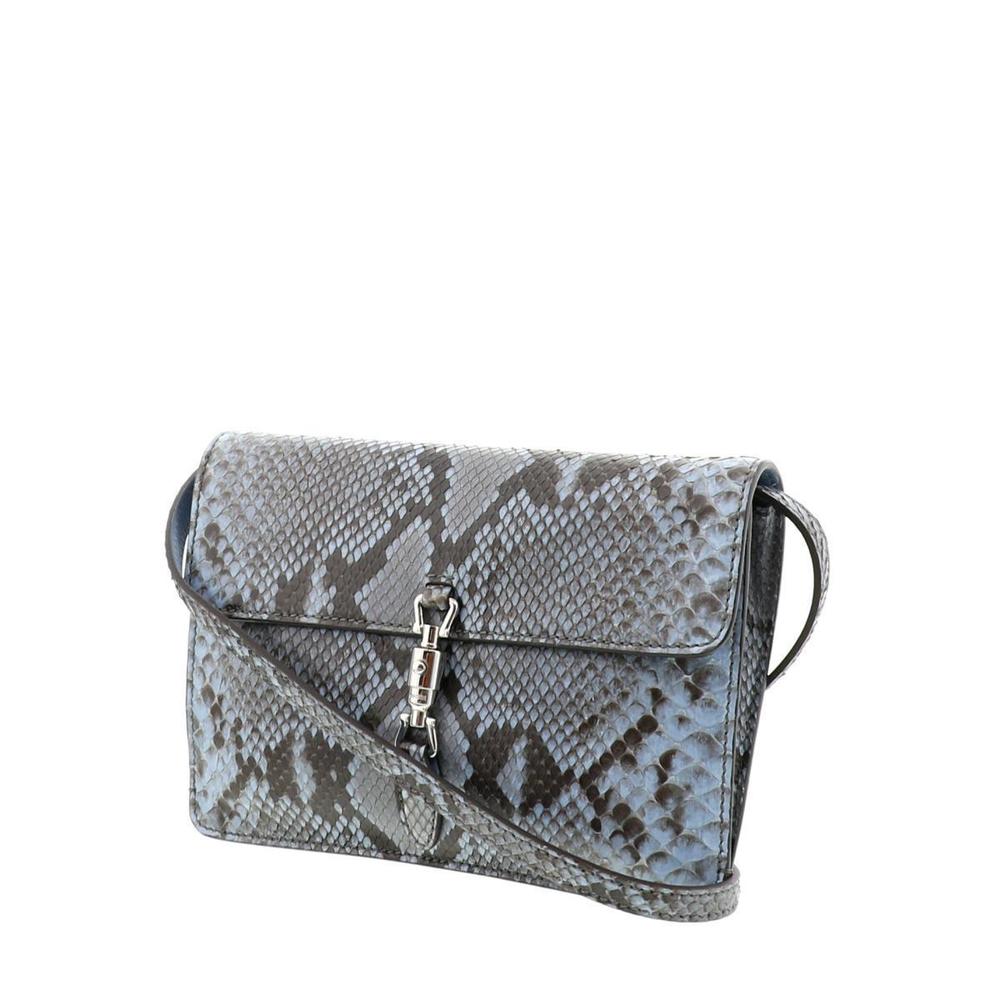 Gucci Python Shoulder Bag Blue - image 2